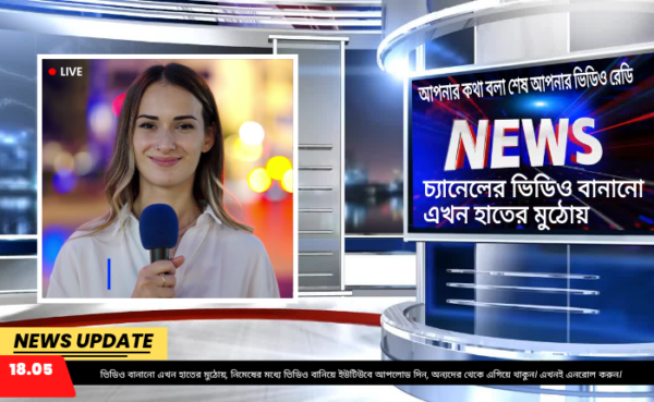 news channel video making